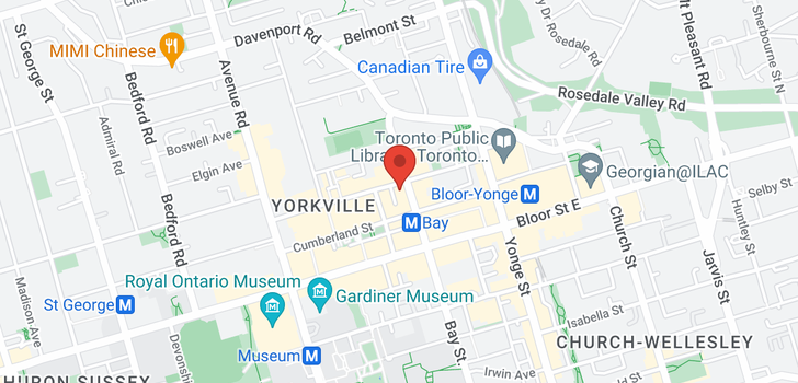 map of #707 -61 YORKVILLE AVE